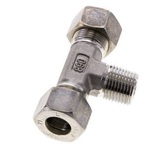 15L & R1/2'' RVS T-stuk Knelfitting Buitendraad 315bar ISO 8434-1