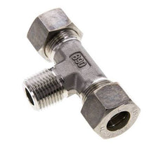 15L & R1/2'' RVS T-stuk Knelfitting Buitendraad 315bar ISO 8434-1