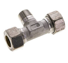 18L & R1/2'' RVS T-stuk Knelfitting Buitendraad 315bar ISO 8434-1