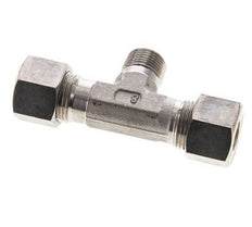 12S & R3/8'' RVS T-stuk Knelfitting Buitendraad 400bar ISO 8434-1