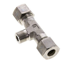 12S & R3/8'' RVS T-stuk Knelfitting Buitendraad 400bar ISO 8434-1