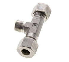 12S & R3/8'' RVS T-stuk Knelfitting Buitendraad 400bar ISO 8434-1
