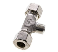 16S & R1/2'' RVS T-stuk Knelfitting Buitendraad 400bar ISO 8434-1