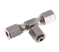 6L RVS T-stuk Snijringkoppeling Draaidoorvoer 315bar Verstelbaar ISO 8434-1
