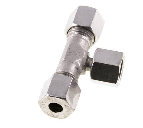 8S Stainless Steel T-Shape Tee Cutting Fitting with Swivel 630 bar Adjustable ISO 8434-1