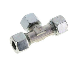 12L Zink plated Steel T-Shape Tee Cutting Fitting with Swivel 315 bar NBR Adjustable ISO 8434-1