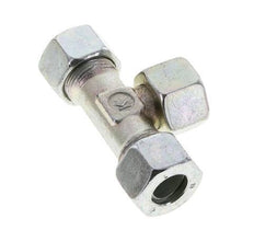 15L Zink plated Steel T-Shape Tee Cutting Fitting with Swivel 315 bar NBR Adjustable ISO 8434-1
