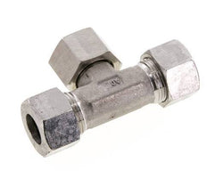 15L RVS T-stuk Snijringkoppeling Draaidoorvoer 315bar FKM Verstelbaar ISO 8434-1