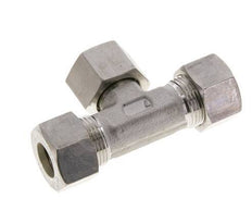 15L RVS T-stuk Knelfitting Draaidoorvoer 315bar FKM Verstelbaar ISO 8434-1