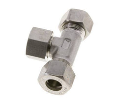 15L RVS T-stuk Knelfitting Draaidoorvoer 315bar FKM Verstelbaar ISO 8434-1