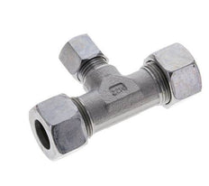 10L & 15L Zink plated Steel T-Shape Tee Cutting Fitting 315 bar ISO 8434-1