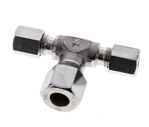 6L & 10L Stainless Steel T-Shape Tee Cutting Fitting 315 bar ISO 8434-1