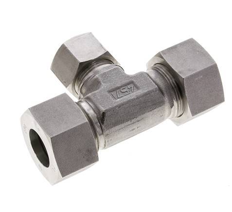 20S & 25S Stainless Steel T-Shape Tee Cutting Fitting 400 bar ISO 8434-1