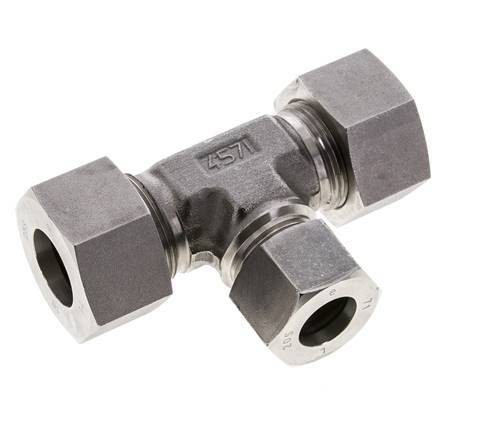 20S & 25S Stainless Steel T-Shape Tee Cutting Fitting 400 bar ISO 8434-1