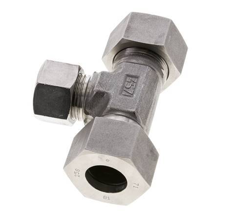 20S & 25S Stainless Steel T-Shape Tee Cutting Fitting 400 bar ISO 8434-1