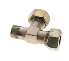 18L & M22x1.5 (con) Verzinkt Stalen L-Snijringkoppeling Buitendraad 315bar ISO 8434-1