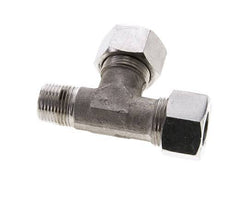 15L & M18x1.5 (con) Stainless Steel Right Angle Tee Cutting Fitting with Male Threads 315 bar ISO 8434-1