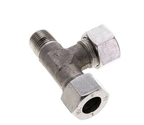15L & M18x1.5 (con) RVS L-vorm Snijringkoppeling Buitendraad 315bar ISO 8434-1