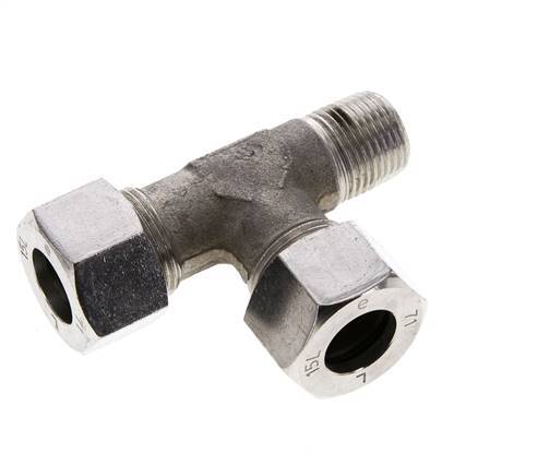 15L & M18x1.5 (con) RVS L-vorm Snijringkoppeling Buitendraad 315bar ISO 8434-1