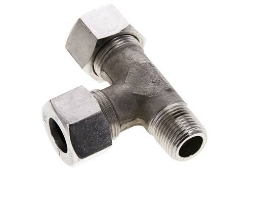 15L & M18x1.5 (con) RVS L-vorm Snijringkoppeling Buitendraad 315bar ISO 8434-1