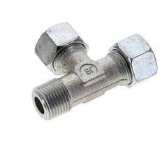 15L & R1/2'' Zink Plated Steel Right Angle Tee Cutting Fitting with Male Threads 315 bar ISO 8434-1