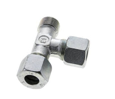 14S & R1/2'' Zink Plated Steel Right Angle Tee Cutting Fitting with Male Threads 630 bar ISO 8434-1