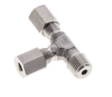 4LL & R1/8'' Stainless Steel Right Angle Tee Cutting Fitting with Male Threads 100 bar ISO 8434-1