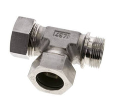 35L & G1-1/4'' Stainless Steel Right Angle Tee Cutting Fitting with Male Threads 160 bar ISO 8434-1