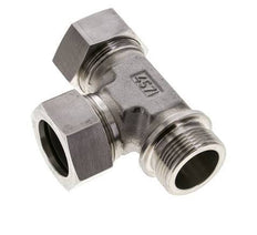 35L & G1-1/4'' Stainless Steel Right Angle Tee Cutting Fitting with Male Threads 160 bar ISO 8434-1