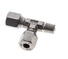 8S & R1/4'' Stainless Steel Right Angle Tee Cutting Fitting with Male Threads 630 bar ISO 8434-1