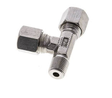 8S & R1/4'' Stainless Steel Right Angle Tee Cutting Fitting with Male Threads 630 bar ISO 8434-1