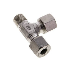 10S & R3/8'' Stainless Steel Right Angle Tee Cutting Fitting with Male Threads 630 bar ISO 8434-1