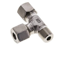 10S & R3/8'' Stainless Steel Right Angle Tee Cutting Fitting with Male Threads 630 bar ISO 8434-1