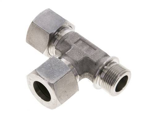 20S & G3/4'' Stainless Steel Right Angle Tee Cutting Fitting with Male Threads 400 bar ISO 8434-1