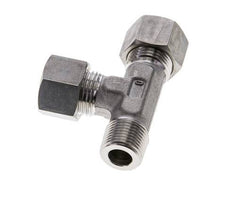 12L & R3/8'' Stainless Steel Right Angle Tee Compression Fitting with Male Threads 315 bar ISO 8434-1