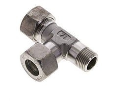 18L & R1/2'' Stainless Steel Right Angle Tee Compression Fitting with Male Threads 315 bar ISO 8434-1