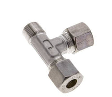 10S & R3/8'' Stainless Steel Right Angle Tee Compression Fitting with Male Threads 450 bar ISO 8434-1