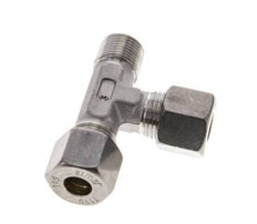 10S & R3/8'' Stainless Steel Right Angle Tee Compression Fitting with Male Threads 450 bar ISO 8434-1