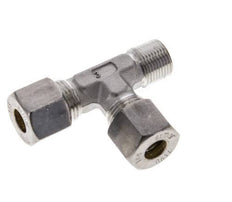 10S & R3/8'' Stainless Steel Right Angle Tee Compression Fitting with Male Threads 450 bar ISO 8434-1