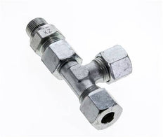 10S & G3/8'' Zink Plated Steel Right Angle Tee Cutting Fitting with Male Threads 630 bar Adjustable ISO 8434-1
