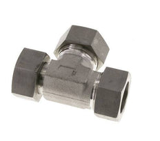 28L Stainless Steel Right Angle Tee Cutting Fitting with Swivel 160 bar Adjustable ISO 8434-1