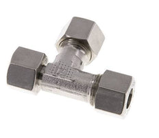 12S RVS L-vorm Snijringkoppeling Draaidoorvoer 630bar Verstelbaar ISO 8434-1