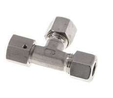 10L RVS L-vorm Snijringkoppeling Draaidoorvoer 315bar FKM Verstelbaar ISO 8434-1