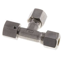 8L RVS L-vorm Knelfitting Draaidoorvoer 315bar FKM Verstelbaar ISO 8434-1