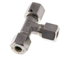 8L RVS L-vorm Knelfitting Draaidoorvoer 315bar FKM Verstelbaar ISO 8434-1
