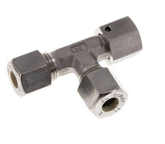 8L RVS L-vorm Knelfitting Draaidoorvoer 315bar FKM Verstelbaar ISO 8434-1