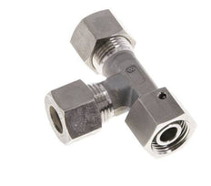 12L RVS L-vorm Knelfitting Draaidoorvoer 315bar FKM Verstelbaar ISO 8434-1