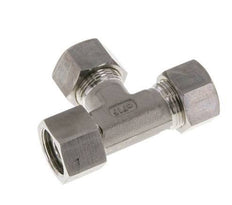 15L RVS L-vorm Knelfitting Draaidoorvoer 315bar FKM Verstelbaar ISO 8434-1