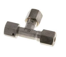 6S RVS L-vorm Knelfitting Draaidoorvoer 500bar FKM Verstelbaar ISO 8434-1