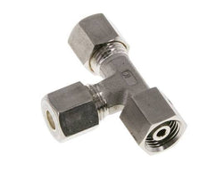 8S RVS L-vorm Knelfitting Draaidoorvoer 500bar FKM Verstelbaar ISO 8434-1